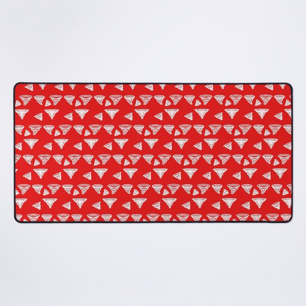 Item preview, White Tornadoes on Red Background designed and sold by HoorayDesigns.