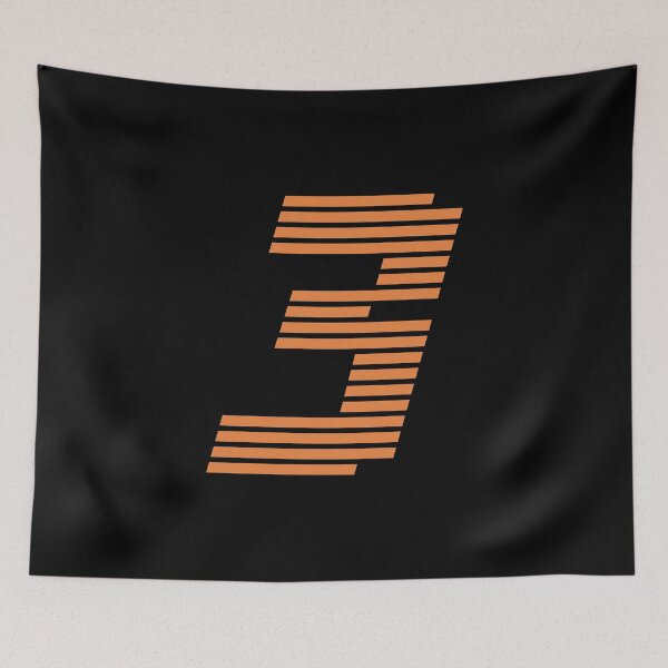Item preview, 3 Driver Number (Black BG) designed and sold by FilipeFerreira.