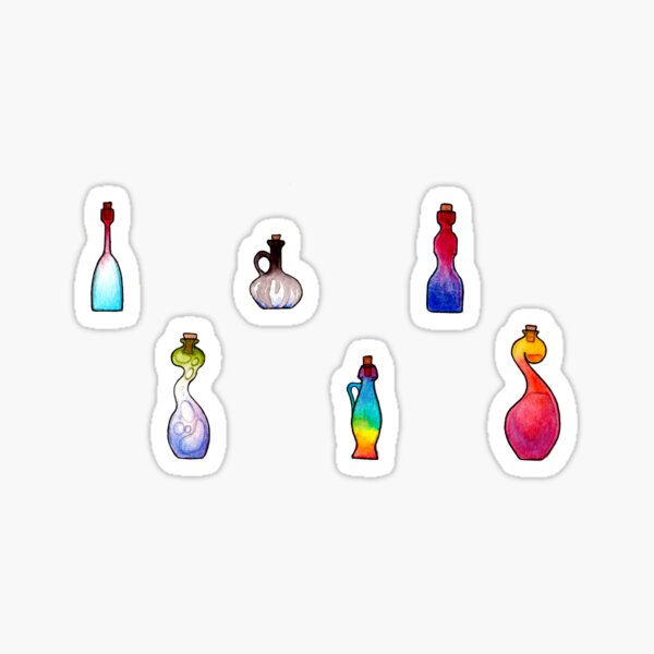 Pride Potions Stickers Patterns Sticker For Sale By