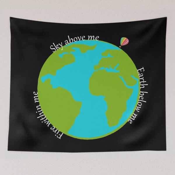 Item preview, Sky Above Me Earth Below Me Fire Within Me Motivational Design designed and sold by Swigalicious.