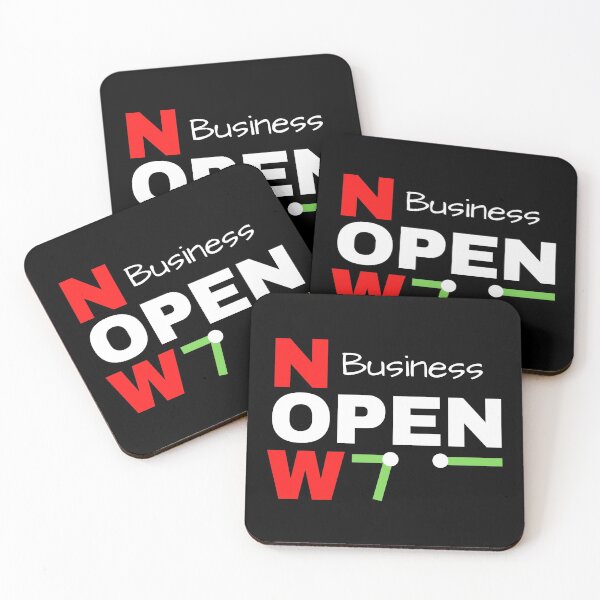 Item preview, Business Now Open - Open For Business designed and sold by Einstein12345.