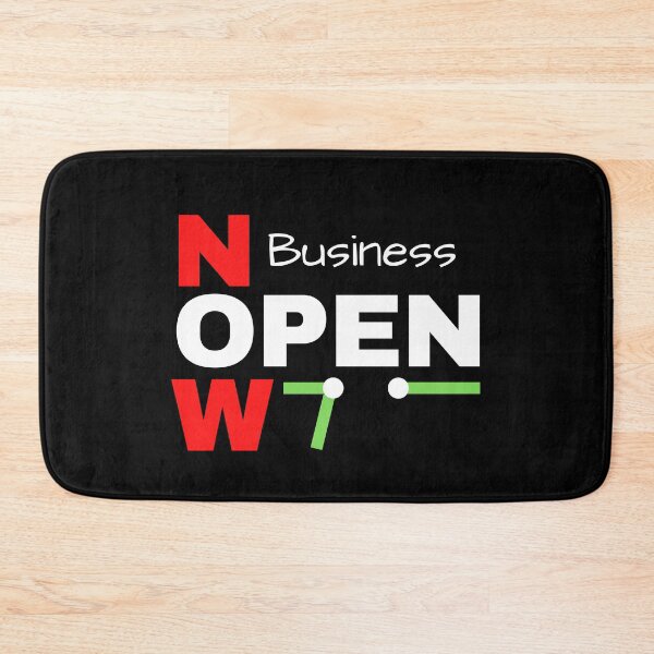 Item preview, Business Now Open - Open For Business designed and sold by Einstein12345.