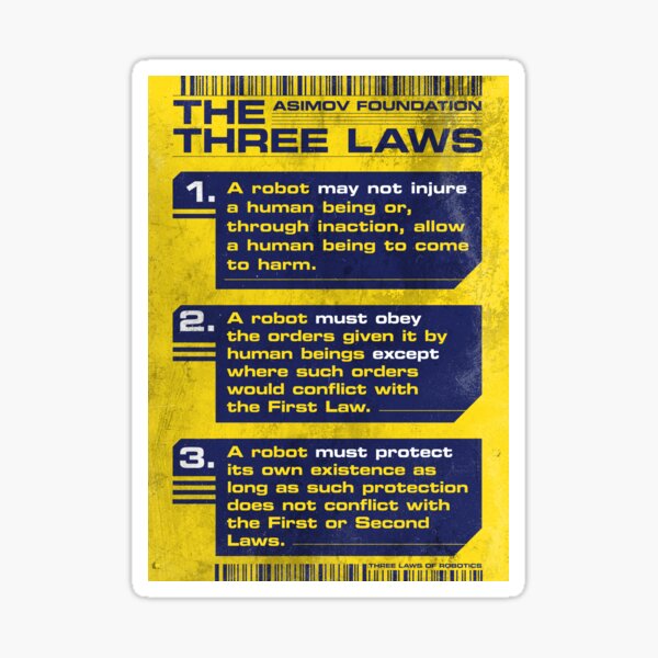 Item preview, Three Laws of Robotics designed and sold by Krobilad.