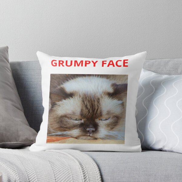 Item preview, GRUMPY FACE - CRANKY UNHAPPY MISERABLE ANNOYED designed and sold by MrCreativeArts.