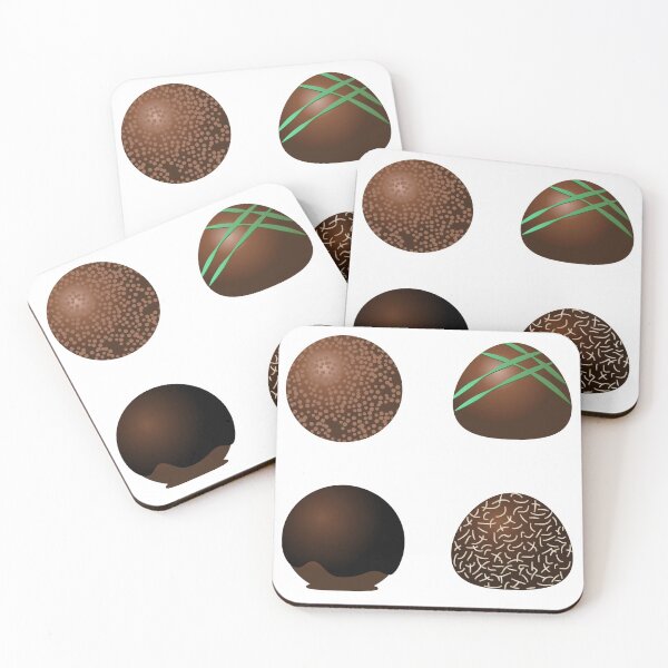 Item preview, Chocolate Truffles Sticker Pack #1 of 4 Journals Diaries Scrapbooking Sticker Books designed and sold by Hanlar.