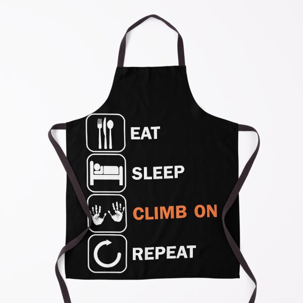 Item preview, Eat Sleep Climb Mountaineering Motive Mountains designed and sold by DerNerd.
