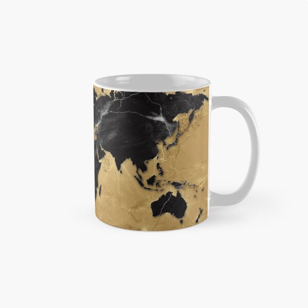 Item preview, world map gold 4 designed and sold by BekimART.