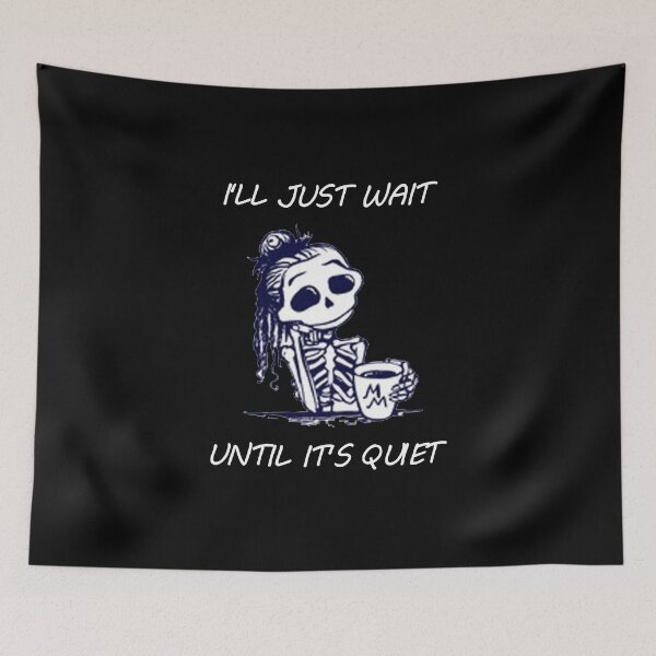 Item preview, cute halloween boo fall I'll  Wait Until It's Quiet teacher funny sarcastic offended saying  Meme Gift for Best Friend boyfriend girlfriend designed and sold by joygift369.