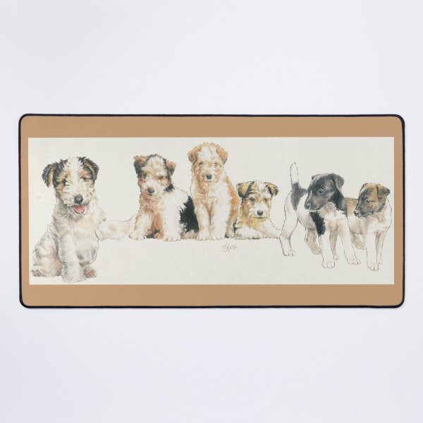 Item preview, Fox Terrier Puppies designed and sold by BarbBarcikKeith.