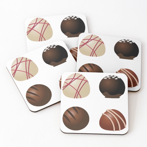 Item preview, Chocolate Truffles Sticker Pack #4 of 4 Journals Diaries Scrapbooking Sticker Books designed and sold by Hanlar.