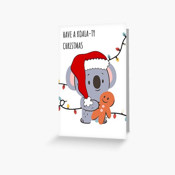 Item preview, Christmas Card Australia - Koala designed and sold by Tadpole24.