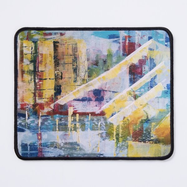 Item preview, Abstract City Scape Original by CarolAnn designed and sold by CarolAnnsArt.