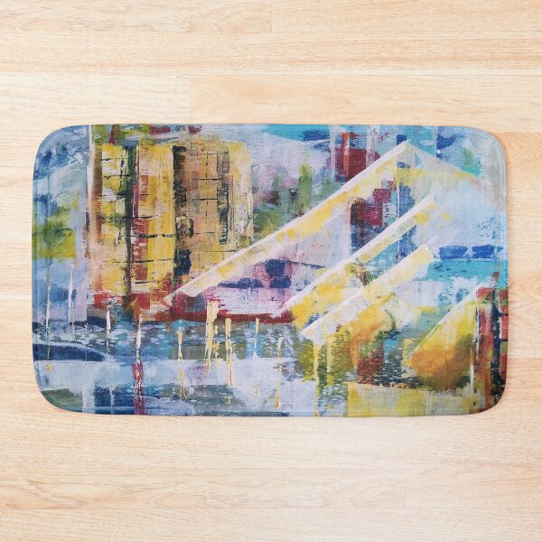 Item preview, Abstract City Scape Original by CarolAnn designed and sold by CarolAnnsArt.
