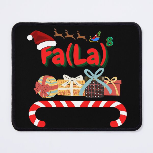 Item preview, Math fa la - It's the season to be jolly - Fa la la la la la la la la - Merry Christmas designed and sold by For the love of Pixels.