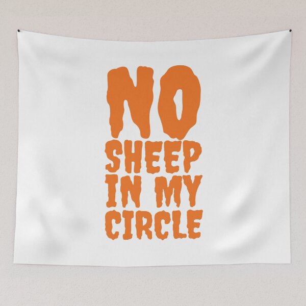 Item preview, No Sheep In My Circle designed and sold by uranus-art.