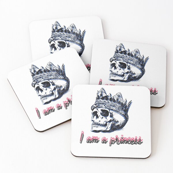 Item preview, I'M A PRINCESS - SKULL designed and sold by Elizzart.
