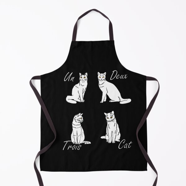 Item preview, Un Deux Trois Cat - Funny French designed and sold by TheInkElephant.