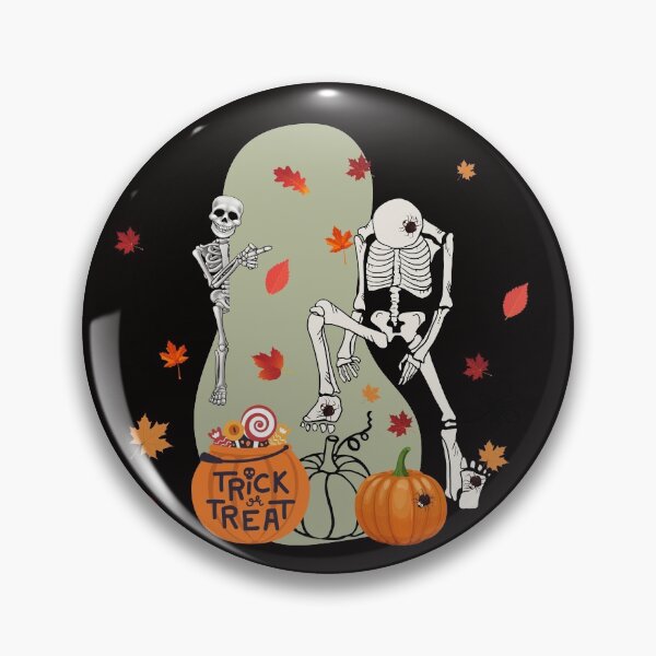 Item preview, Skeleton Trick Or Treating Pattern For Halloween Fans - Cute Halloween designed and sold by Vero De.