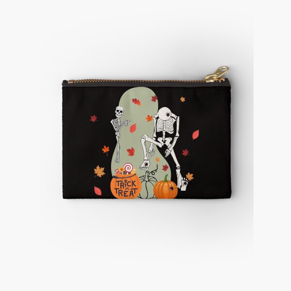 Item preview, Skeleton Trick Or Treating Pattern For Halloween Fans - Cute Halloween designed and sold by Vero De.