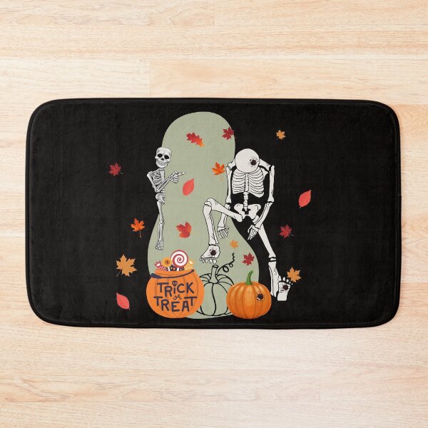 Item preview, Skeleton Trick Or Treating Pattern For Halloween Fans - Cute Halloween designed and sold by Vero De.