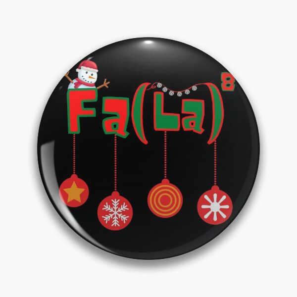 Item preview, Math fa la - It's the season to be jolly - Fa la la la la la la la la - Merry Christmas designed and sold by For the love of Pixels.