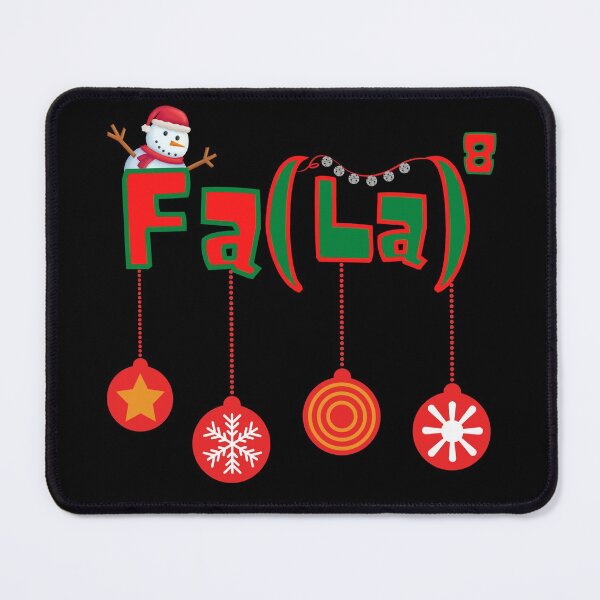 Item preview, Math fa la - It's the season to be jolly - Fa la la la la la la la la - Merry Christmas designed and sold by For the love of Pixels.
