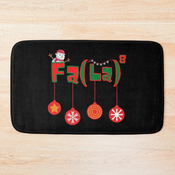 Item preview, Math fa la - It's the season to be jolly - Fa la la la la la la la la - Merry Christmas designed and sold by For the love of Pixels.
