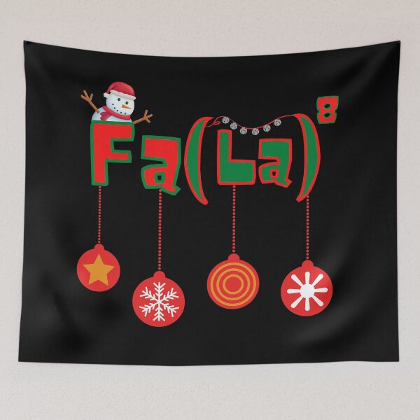 Item preview, Math fa la - It's the season to be jolly - Fa la la la la la la la la - Merry Christmas designed and sold by For the love of Pixels.