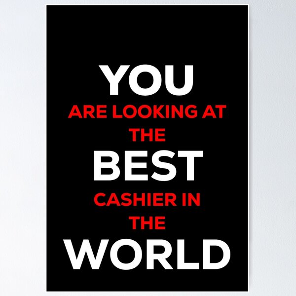 Item preview, Cashier appreciation birthday saying designed and sold by blueprint198686.