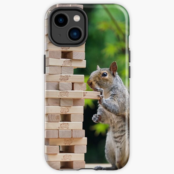 Squirrelisimo jenga peril iPhone Tough Case