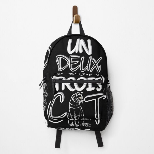 Item preview, Un Deux Trois Cat - Funny French designed and sold by TheInkElephant.