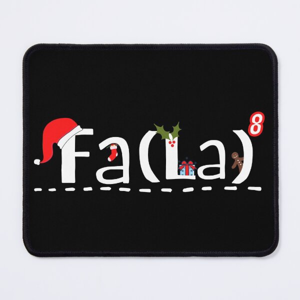 Item preview, Math fa la - It's the season to be jolly - Fa la la la la la la la la - Merry Christmas designed and sold by For the love of Pixels.