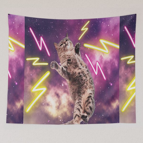 Item preview, Neon Cat Lightning Bolt designed and sold by Schka.