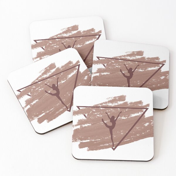 Item preview, art disegn with ballet dancer, in brown and burgundy composition designed and sold by reka88.