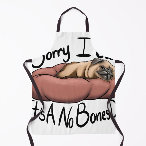 Item preview, No Bones Pug designed and sold by TheInkAlchemyst.
