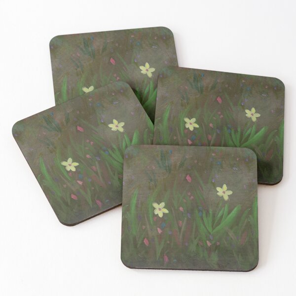 Item preview, Abstract Flowers and Grass Painting designed and sold by ipoxstudios.