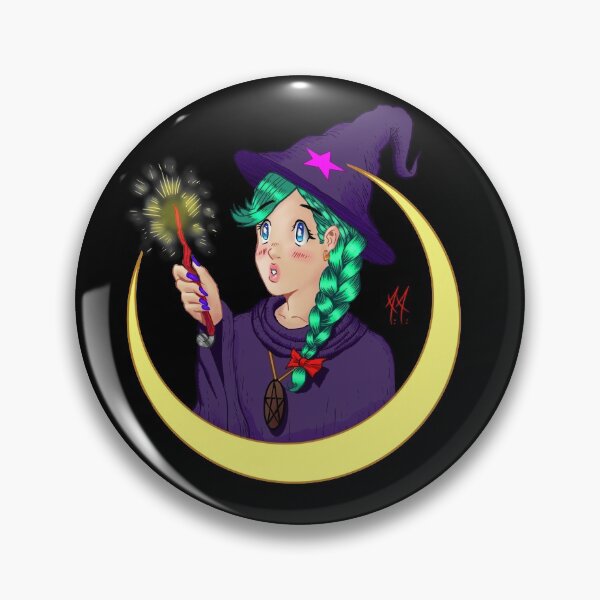 Item preview, Halloween Dark Cute Witch Moon designed and sold by AeronArbuthnot.