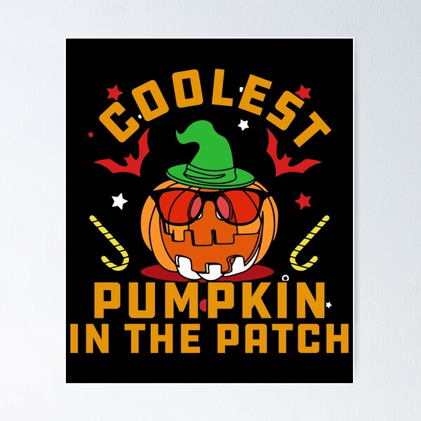 Artikelvorschau, coolster Kürbis im Patch Halloween Kürbis entworfen und verkauft von cartrica.