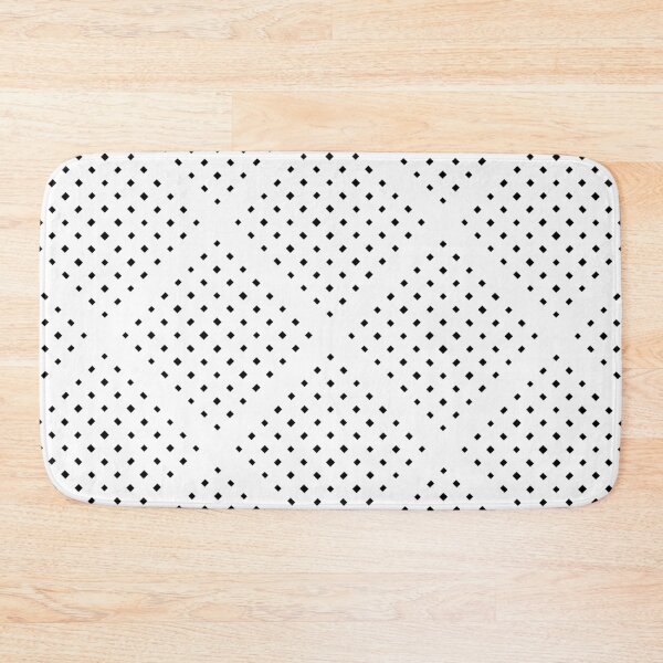 Item preview, Criss Cross Angled Line Pattern in White with Black designed and sold by Neil Feigeles.