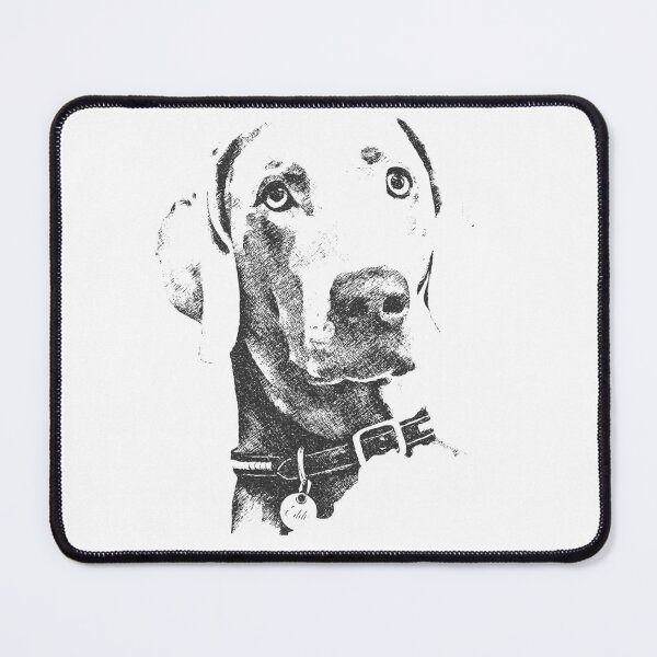 Item preview, Weimaraner Black and White Design designed and sold by Fusti.