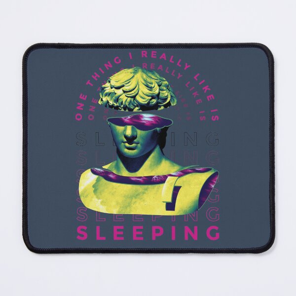 Item preview, Sleeping edgy quote Statue Photoshop designed and sold by Klotho-Fashion.