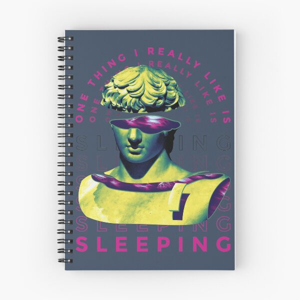 Item preview, Sleeping edgy quote Statue Photoshop designed and sold by Klotho-Fashion.