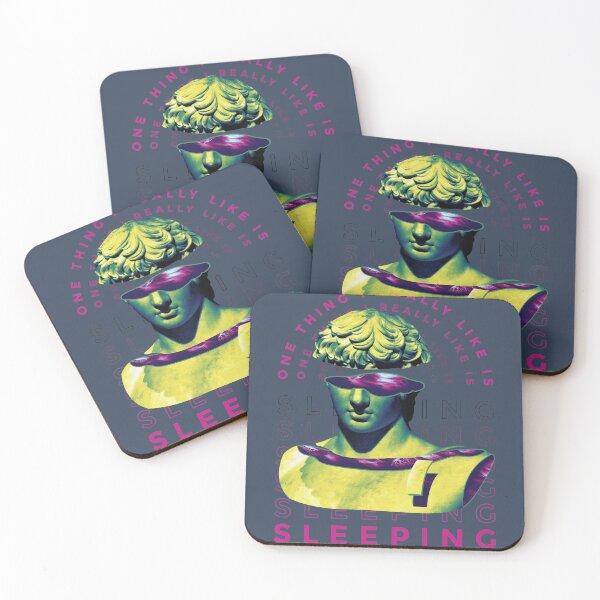Item preview, Sleeping edgy quote Statue Photoshop designed and sold by Klotho-Fashion.