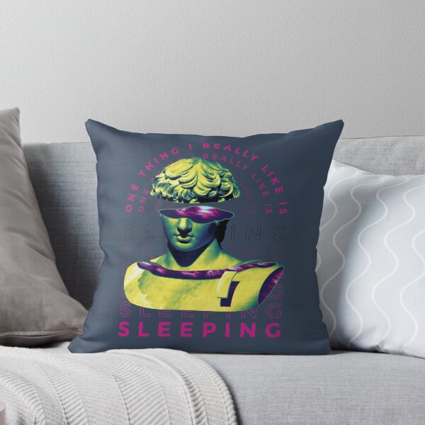 Item preview, Sleeping edgy quote Statue Photoshop designed and sold by Klotho-Fashion.