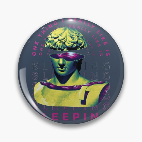 Item preview, Sleeping edgy quote Statue Photoshop designed and sold by Klotho-Fashion.