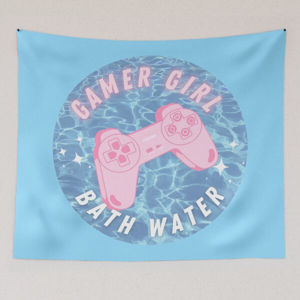 Item preview, Gamer girl bath water designed and sold by Anxatzi.