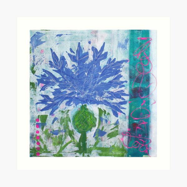 Kornblume | Bluebottle Kunstdruck