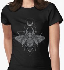 Occult Beetle Women's Fitted T-Shirt
