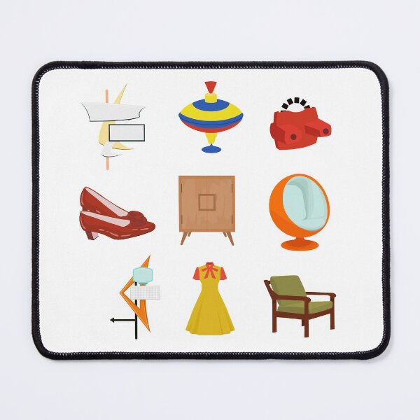 Item preview, Icons of the 1960s Americana Era Sticker Pack #1 of 2 Journals Diaries Scrapbooking Sticker Books designed and sold by Hanlar.