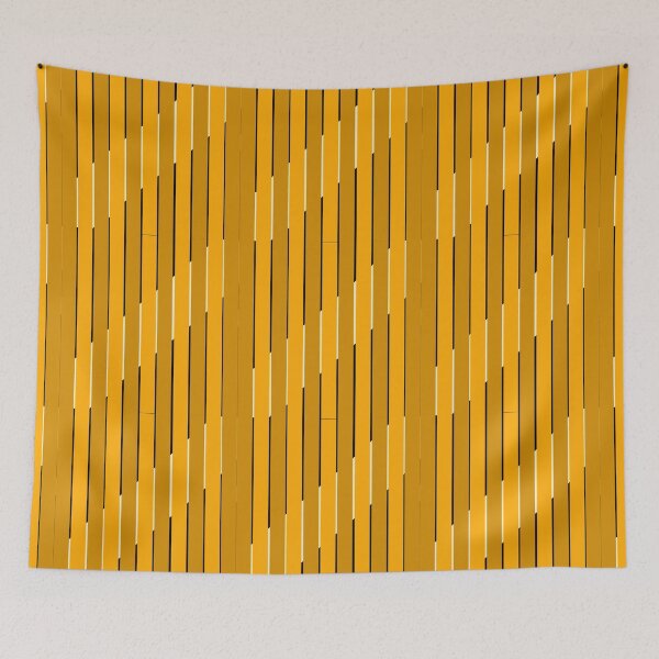 Item preview, Slats, gold on black with white designed and sold by phylliswalter.